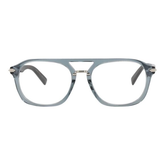 Dior Mens Aviator Blue Havana Transparent Fashion Designer Eyewear - Picture 1 of 4